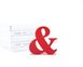 Metal Bookend // -&- // Ampersand // by Atelier Article, Red