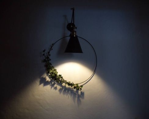 Minimalistic wire ring // scandinavian christmas wreath by Atelier Article, Black