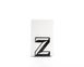 Metal Bookend Alphabet Z Letters by Atelier Article, Black