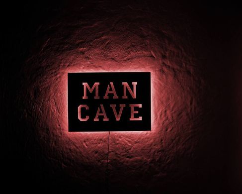 Man Cave Decor // Wall light // Wall Art // by Atelier Article, Yellow