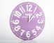Vintage clock // Paris // purple weathered edition // by Atelier Article, Purple