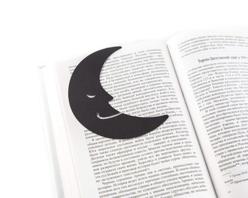 Metal bookmark / Good reading night / by Atelier Article, Black