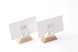 Wooden Place Card Holders - a set of 30 / Triangular shape // by Atelier Article, Assorted