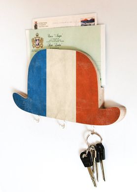 Wall Mail Key Organizer Shelf // Bowler Hat France // by Atelier Article, Assorted