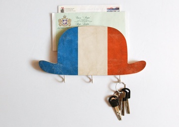Wall Mail Key Organizer Shelf // Bowler Hat France // by Atelier Article, Assorted