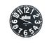 Wall Clock "Manhattan" by Atelier Article, Black
