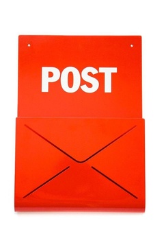 Metal Rack "POST" by Atelier Article, Red