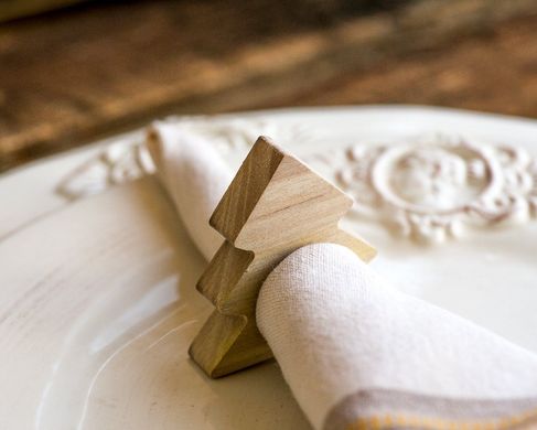 Spruce Napkin Ring Holder by Atelier Article. Hand made in Ukraine.