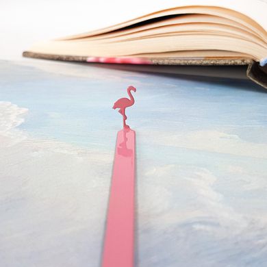 Metal Bookmark "Flamingo" by Atelier Article, Pink