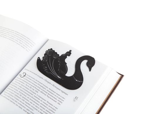 Black Swan bookamrk - Princess on the Swan - perfect gift for a reading little princess.