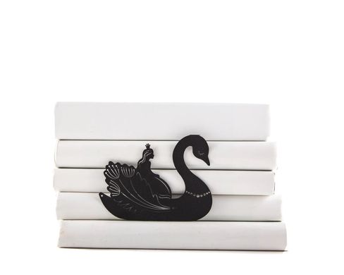 Metal Bookmark Girl on the Swan - perfect gift for a daugther avid reader