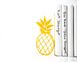 Kitchen bookbookends "Pineapples" by Atelier Article, Yellow