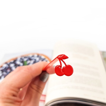 Unique Metal Bookmarks Cherries