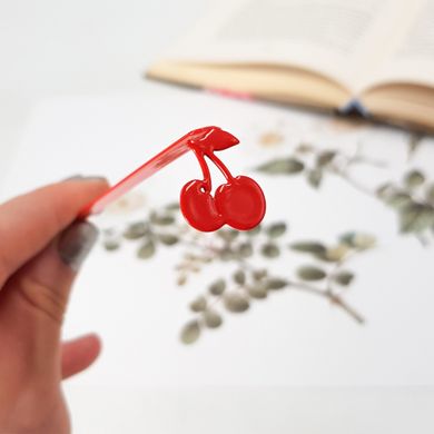 Unique Metal Bookmarks Cherries