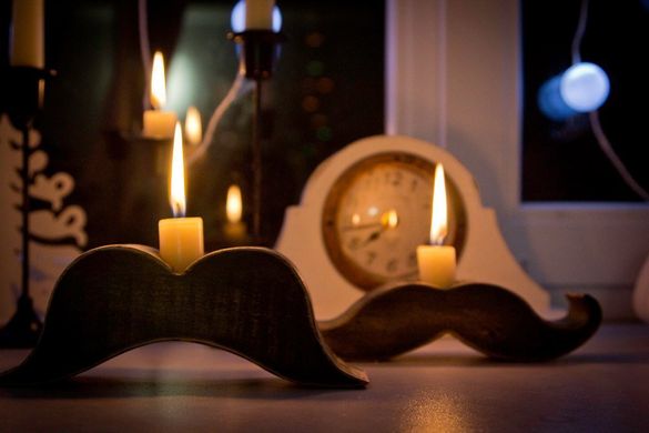 Candle Holder "Moustache Rodrigez" by Atelier Article