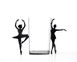 Metal Bookends "Ballerinas // Passé simple" Ballet inspired functional decor, Black