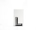 One metal bookend L -Letters are beautiful- alphabet series use to spell initials by Atelier Article, Black