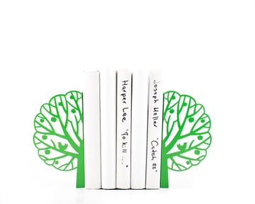 Unique metal bookends «Summer» by Atelier Article, Green
