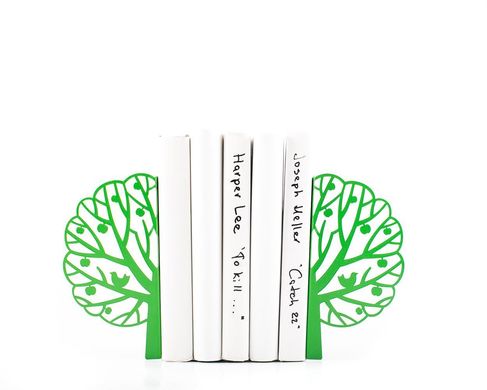Unique metal bookends «Summer» by Atelier Article, Green
