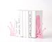 Metal Bookends for girls "Reading princess" by Atelier Article, Pink