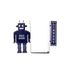 Nursery bookends «Robots read too II» by Atelier Article, Navy