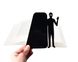 Large Metal Bookmark/Divider Book Ghost Coming out of the book