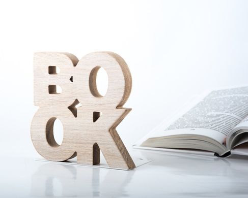 One bookend "Book" Wooden edition // functional shelf decor by Atelier Article