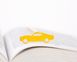 Metal Bookmark "Muscle car" by Atelier Article, Yellow