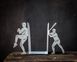 Metal bookends "Baseball" by Atelier Article, White