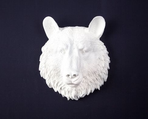 Wall decor Faux Taxidermy / Bear head / by Atelier Article, White