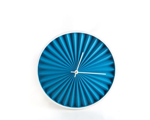 Wall Clock "Harmonica Blue Edition" by Atelier Article