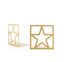 Metal bookends «Star» Golden Metallic functional shelf decor by Atelier Article, Golden