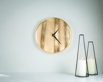 Wall clock "Golden wave" by Atelier Article