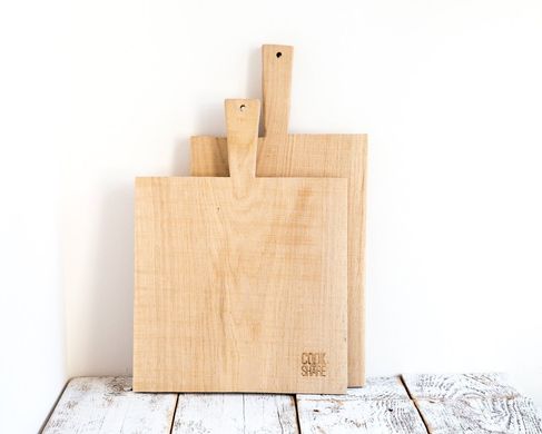 Oak Cutting Board Large White for a Country Style Kitchen // Handmade by Atelier Article, Beige