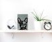 One Decorative bookend // French bulldog // Functional modern decor for dog lover by Atelier Article, Black