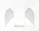 Metal Bookends "Angel wings" by Atelier Article, White