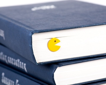 Metal Bookmark "Packman" by Atelier Article, Yellow
