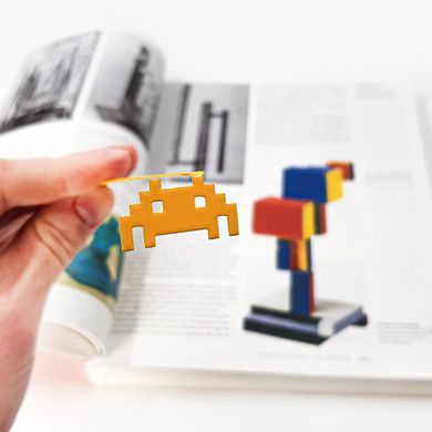 Metal Bookmark / Retro Monster / by Atelier Article, Yellow