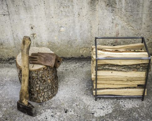 Log Holder Small square // Carrier // Firewood Storage by Atelier Article