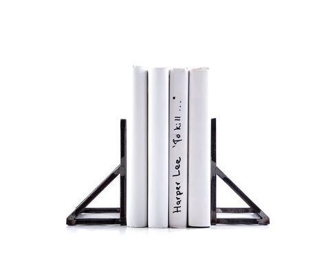 Minimalist Bookends "Raw Gate" minimalistic and pure by Atelier Article, Gray