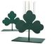 Metal Bookends "Green Clover" by Atelier Article, Green