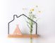 Minimalist Scandinavian style House shaped «VASE for four» by Atelier Article, Assorted