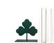 Metal Bookends "Green Clover" by Atelier Article, Green