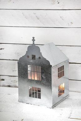 Lantern Candle holder Tin house "Amsterdam (small)" by Atelier Article