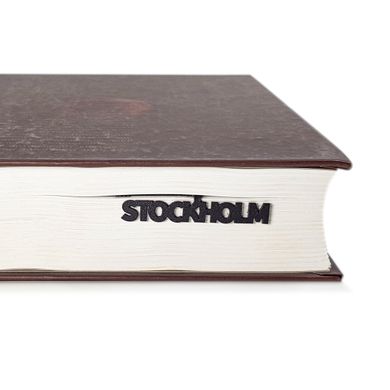 Minimalist bookmark Stockholm