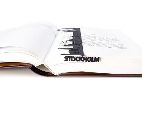 Minimalist bookmark Stockholm