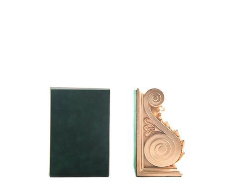 Classical Acanthus Corbel Bookends Golden edition by Atelier Article, Golden