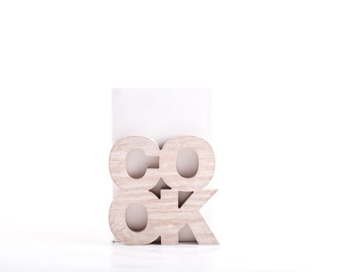 Kitchen bookend // CookOne Wooden edition // by Atelier Article, Beige