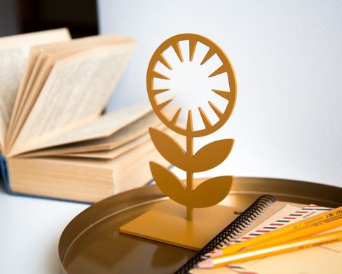 «Nordic Flowers» heavy metal bookends by Atelier Article, Assorted