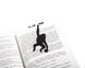 Metal bookmark for books "Library in the jungle" by Atelier Article, Black